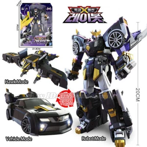 7" MINIFORCE X RAY Ranger Hawk Mecha Vehicle Transforming Robot Machine Car Toy - Picture 1 of 9