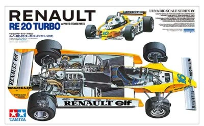 TAMIYA Big Scale 33 1/12 RENAUT RE-20 Turbo con kit modellino parti fotoincise - Immagine 1 di 4