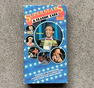 Superstars & Classic Cars VHS Rare American Video Willie Nelson Variety Show OOP - Image 1 of 4