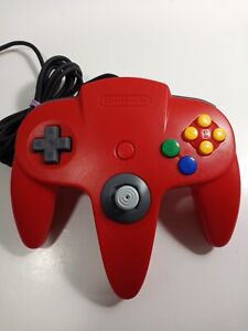 Authentic Nintendo 64 Gaming Controller - Red - OEM - N64 Controller - Tested