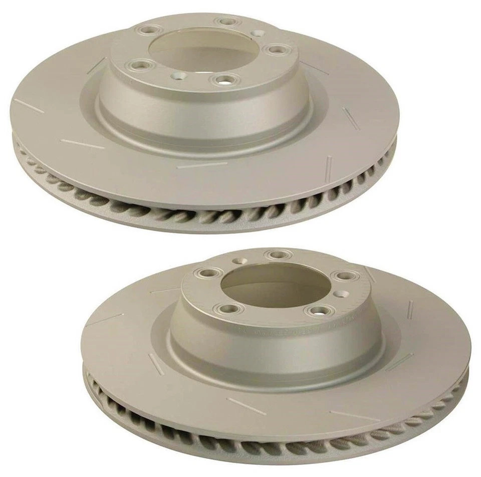 Juego de 2 rotores de freno de disco traseros SHW Performance 350 mm para Porsche Panamera Foto 1 de 1