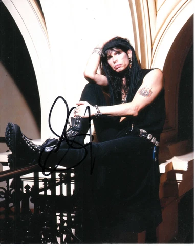 STEVEN TYLER SIGNED AEROSMITH PHOTO UACC REG 242 (7) Cover