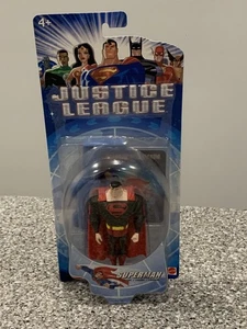 Figura de acción Justice League Unlimited Superman negro y rojo Mattel 4,5" -NUEVA - Imagen 1 de 3