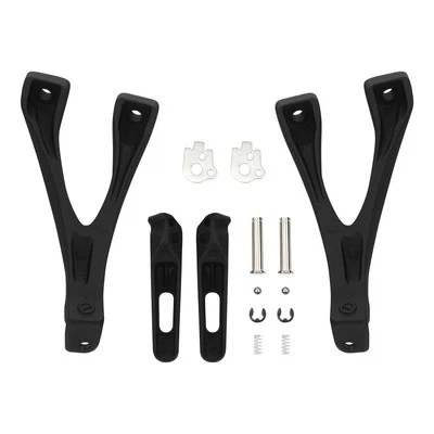 Reposapiés trasero de pasajero negro apto para Honda CBR1000RR 2017-2024 Foto 1 de 4