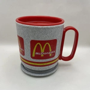 Vintage McDonalds Reise Kaffeebecher Kunststoff Whirley Industries rot grau - Bild 1 von 5