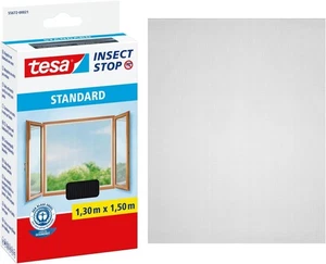 tesa Insect Stop Standard 1,3 m x 1,5 m, Anthrazit (Durchsichtig)  - Bild 1 von 7