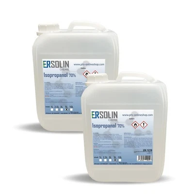Isopropanol 70% 2x5L sehr ergiebig IPA Entfetter Reiniger auch in 1L 2.5L 3L 10L - Bild 1 von 2