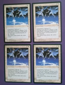 Magic the Gathering MTG Ice Age COLD SNAP X 4 LP/EX U 1995 Nice! - Picture 1 of 3