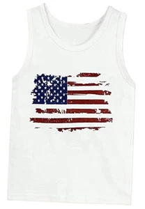 4th of July Tank Tops Toddler Boys American Flag 6 Years 1#patriotic Flag - Picture 1 of 7