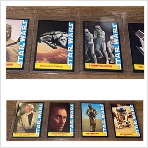 Juego de cartas coleccionables Star Wars Wonder Bread 1977 casi nuevo 8 cartas casi nuevo - Imagen 1 de 5