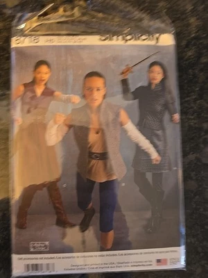 Simplicity fantasy Warrior Star Wars Jedi Costume Pattern 8718 WMS Size 6-14 UC - Image 1 of 2