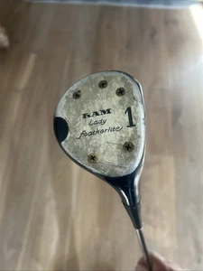 Vintage Ram Lady Featherlite 1-Wood ⛳RH Stainless Steel Shaft ~42" - Picture 1 of 9