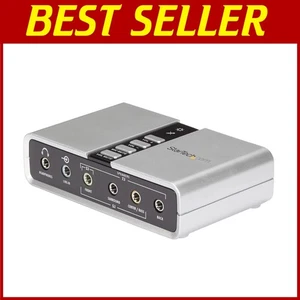 Portable 7.1 USB Audio Adapter - Premium Sound Solution for Laptops & PCs - Picture 1 of 10