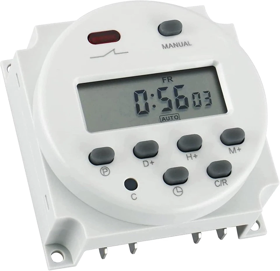 Interruttore Digitale Con Timer, Temporizzatore Digitale Elettronico LCD Con 7 G - Immagine 1 di 4