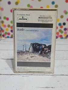 RUSH A Farewell To Kings Cassette 1977 POLYGRAM - Picture 1 of 5