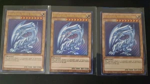 3x Blue-Eyes White Dragon CT13-EN008 Ultra Original SDK Kaiba Artwork YUGIOH NM - Picture 1 of 7
