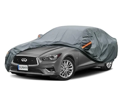 For Infiniti Q50 (2013-2025) Waterproof Car Cover 16 Layers All Weather Zipper D Foto 1 de 4