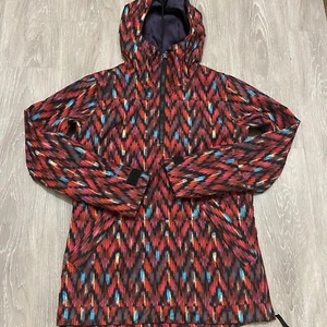 B By Burton Cora DryRide Pullover Snowboarding Jacket Colorful Tribal Size XS - Picture 1 of 8