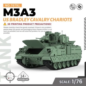 SSMODEL OO Scale WarGamingMilitary Model Kit US M3A3 Bradley Cavalry Chariots - Picture 1 of 5