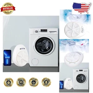 Portable Travel Washer: Low Noise 120W Washing Machine with 4 Modes & Waterproof - Picture 1 of 11