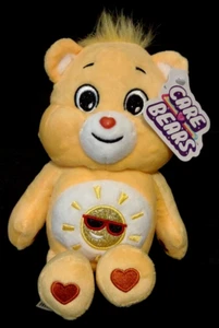 Care Bears Funshine Bear 9" Plush Glitter Belly YELLOW stuffed animal NWT - Bild 1 von 3