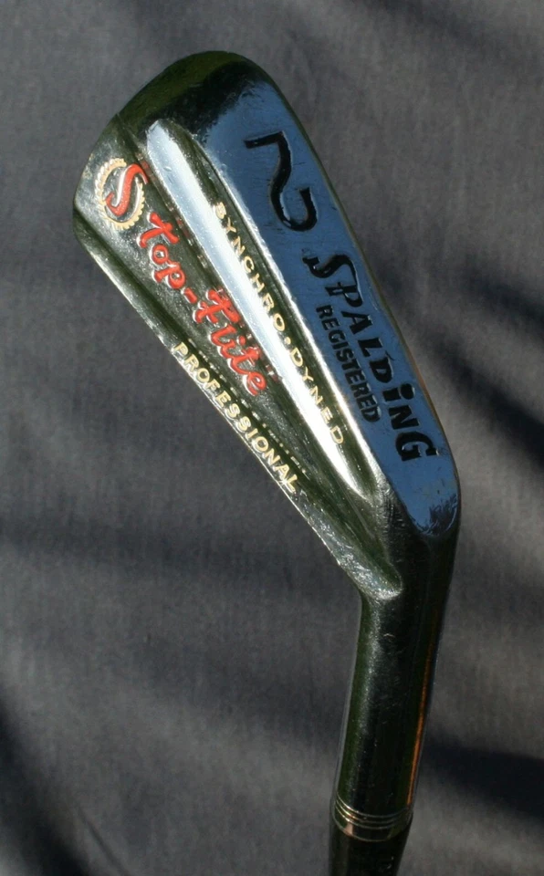 Spalding Top Flite Synchro Dyned 2 Iron Original Pro Fit Medium Flex Steel Shaft - Image 1 of 4