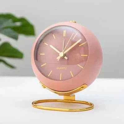 Analog Alarm Clock with Aluminum Needle Pointer and Night Light.Desk Clock - Image 1 of 4