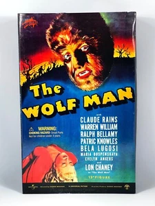 Universal Studios Monsters Sideshow The Wolf Man 12' Figure LON CHANEY 2001 RARE - Picture 1 of 10