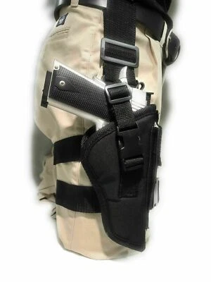 THIGH HOLSTER WITH MAGAZINE CARRIE FITS RUGER SR22 WITH 5" BBL - Image 1 of 3