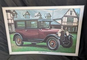 Vintage Whirley Placemats 1926 Chrysler Antique Cars Series c1976 - Picture 1 of 3