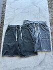 Mens Alternative Shorts Softest Most Comfortable 2 Pack Graphite And Blue
