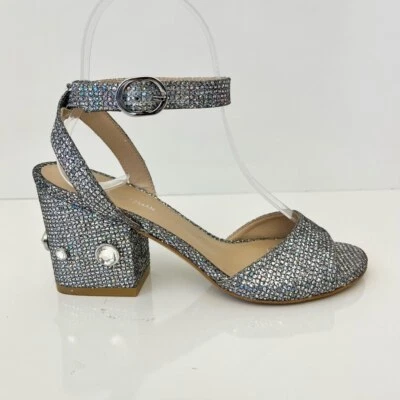 Sandalia de tacón bloque adornada con cristal STUART WEITZMAN Alshn en Aurora Foto 1 de 4