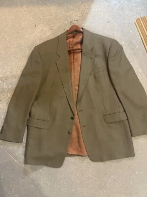 Vintage Ron Chereskin Men’s 2 button Blazer, Little wear, Green/Brown, 48L - Image 1 of 4
