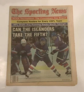 Sportnachrichtenzeitung - 19. März 1984 - New York Islanders NHL - SELTEN - Bild 1 von 3