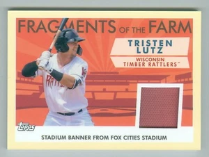 2019 Topps Pro Debut Fragments Of The Farm Relic FOF-TR Tristen Lutz - Picture 1 of 1