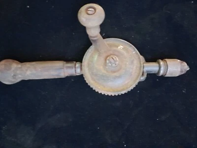 Ancienne Chignole Perceuse à main Outil de Métiers  - Photo 1/4