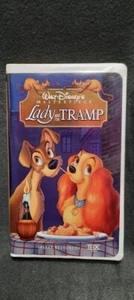 WALT DISNEY'S -VHS- ANIMATED FAMILY  MOVIE = LADY AND THE TRAMP -  MASTERPIECE - Picture 1 of 4