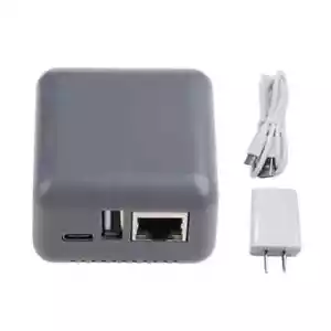 NP330 Mini Print Server USB 2.0 Cable Connection Easy Printing Dropshipping New - Picture 1 of 8