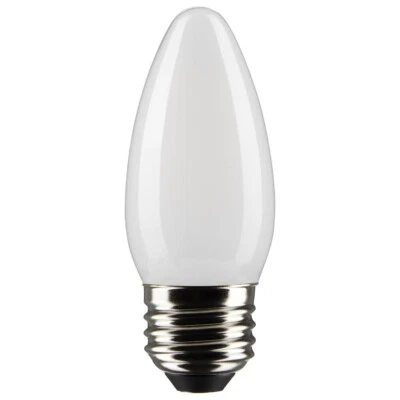 Satco S21292 - 5.5 Watt LED B11 Decorative Frost Light bulbs - 2700K - 6 Pack - Image 1 of 4