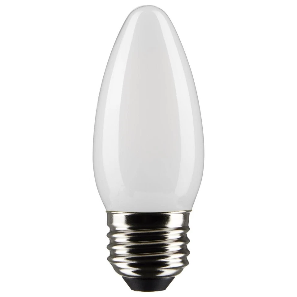 Satco S21287 - 4 Watt LED B11 Decorative Frost Light bulbs - 2700K - 6 Pack - Image 1 of 4