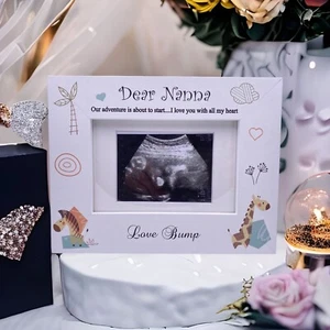 Baby Announcement Nanna to be Scan Photo Frame Gift CINS-6 - Picture 1 of 4