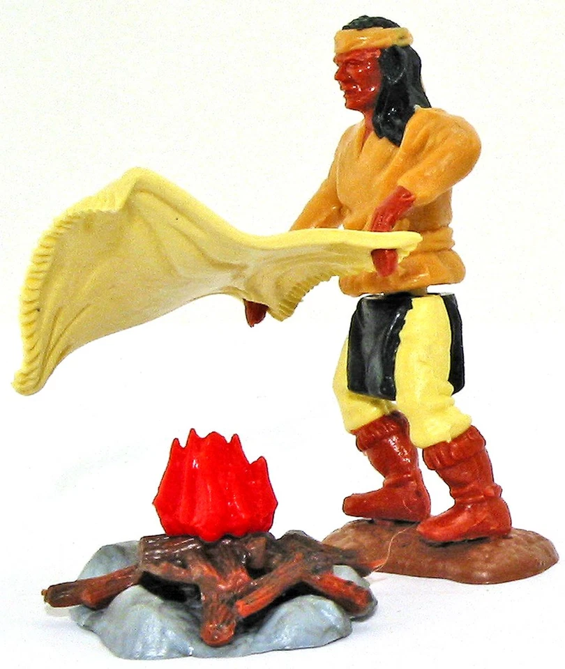 Original Timpo Amarillo Apache Envío Señales de Humo - 54mm Juguete Soldado Sin Ptar Foto 1 de 1