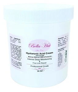 BELLAHUT - 16 OZ. HYALURONIC ACID CREAM MOISTURIZER - INTENSE MOISTURIZING - Picture 1 of 4