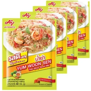 Yum Seasoning Powder 40g Rosdee Yum Woon Sen Ajinomoto Spicy Thai Salad Food X 4 - Picture 1 of 9