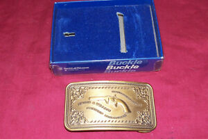 1980 Smith and Wesson Pistol Case 670 Old Belt Buckle Collector Gun Vintage S&W