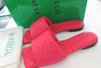 Sandalias planas acolchadas de cuero Bottega Veneta Lido talla 8,5 39 Foto 1 de 4