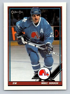 Mike Hough 1991-92 Topps #113 Quebec Nordiques - Image 1 of 2