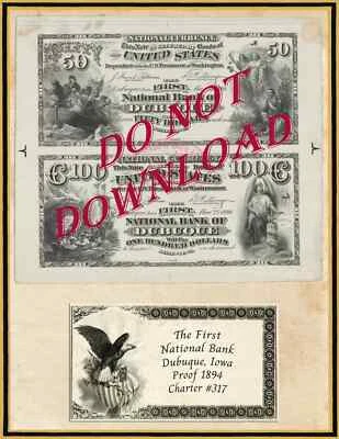 Proof Copies of Dubuque Iowa, Panama City Florida and Pensacola Florida - Image 1 of 4