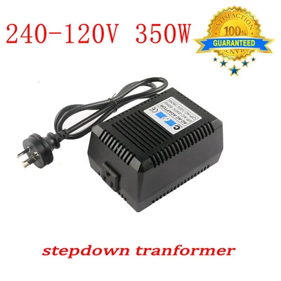 240V to120V Mains Step down Transformer 350W Pure Sinewave Electricity Converter - image 1 of 4