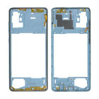 Original Samsung Galaxy A71 (A715F) mittlerer Rahmen in blau - Teilenr.: GH98-44756C